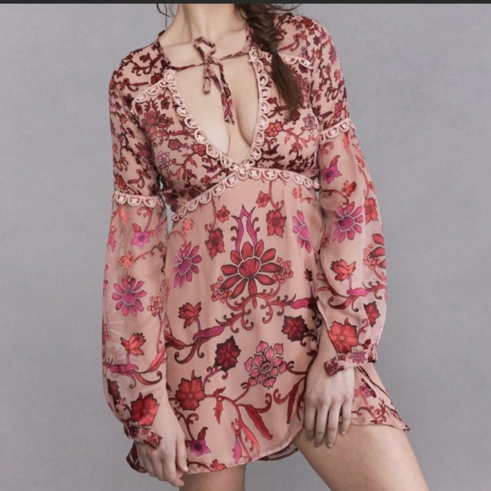 For love and lemons saffron mini dress